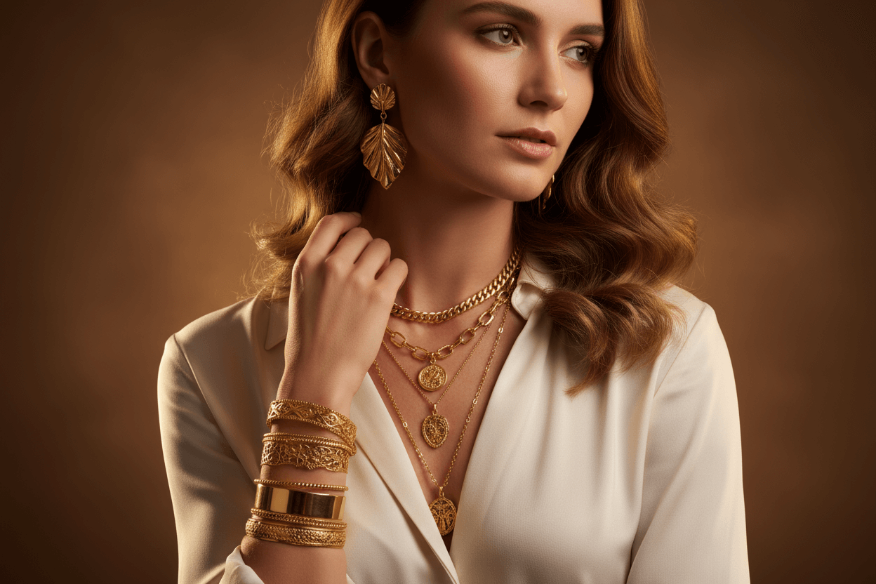 Jewelry Collection | Trendy, Gold-Plated, Anti-Tarnish