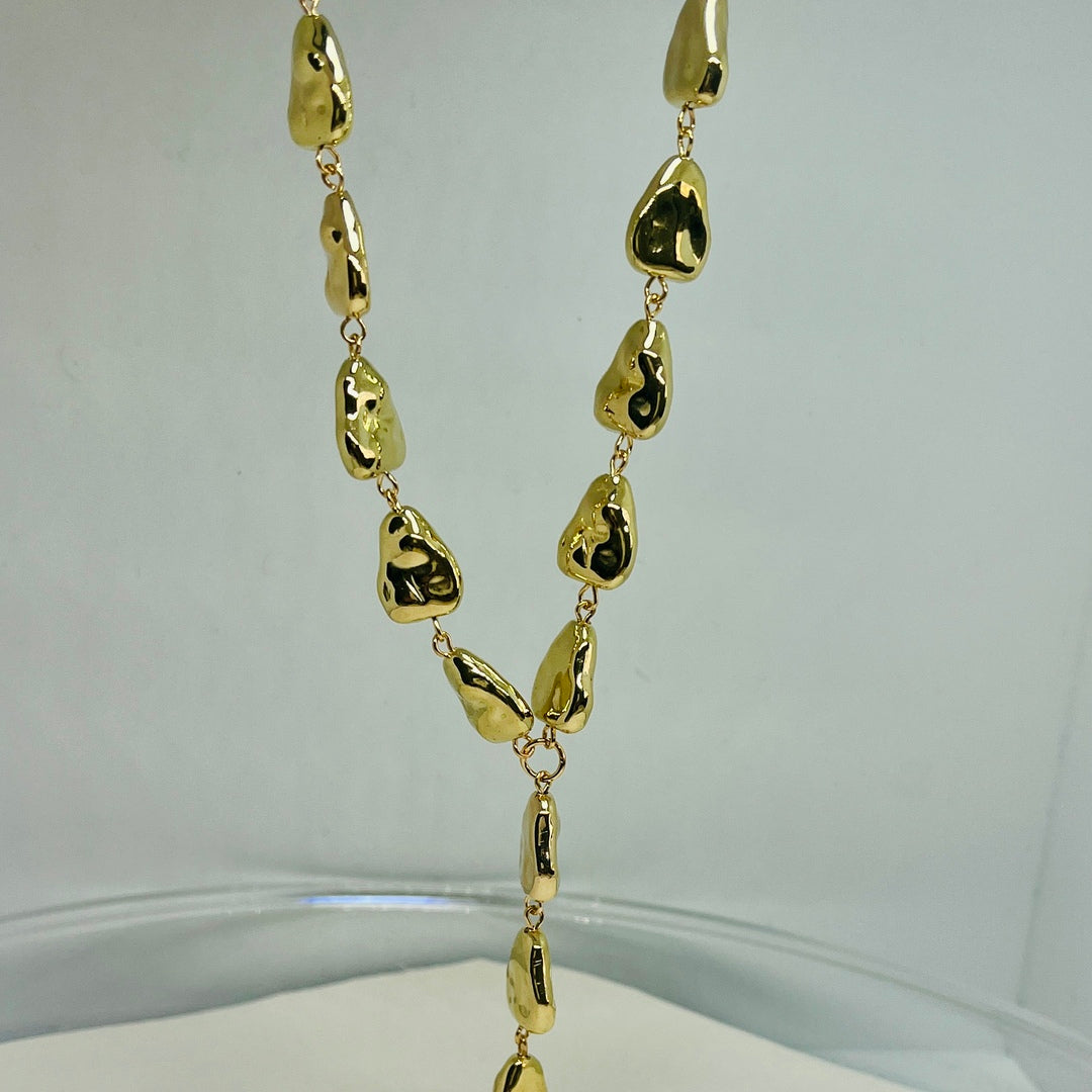 10k golden plated necklace