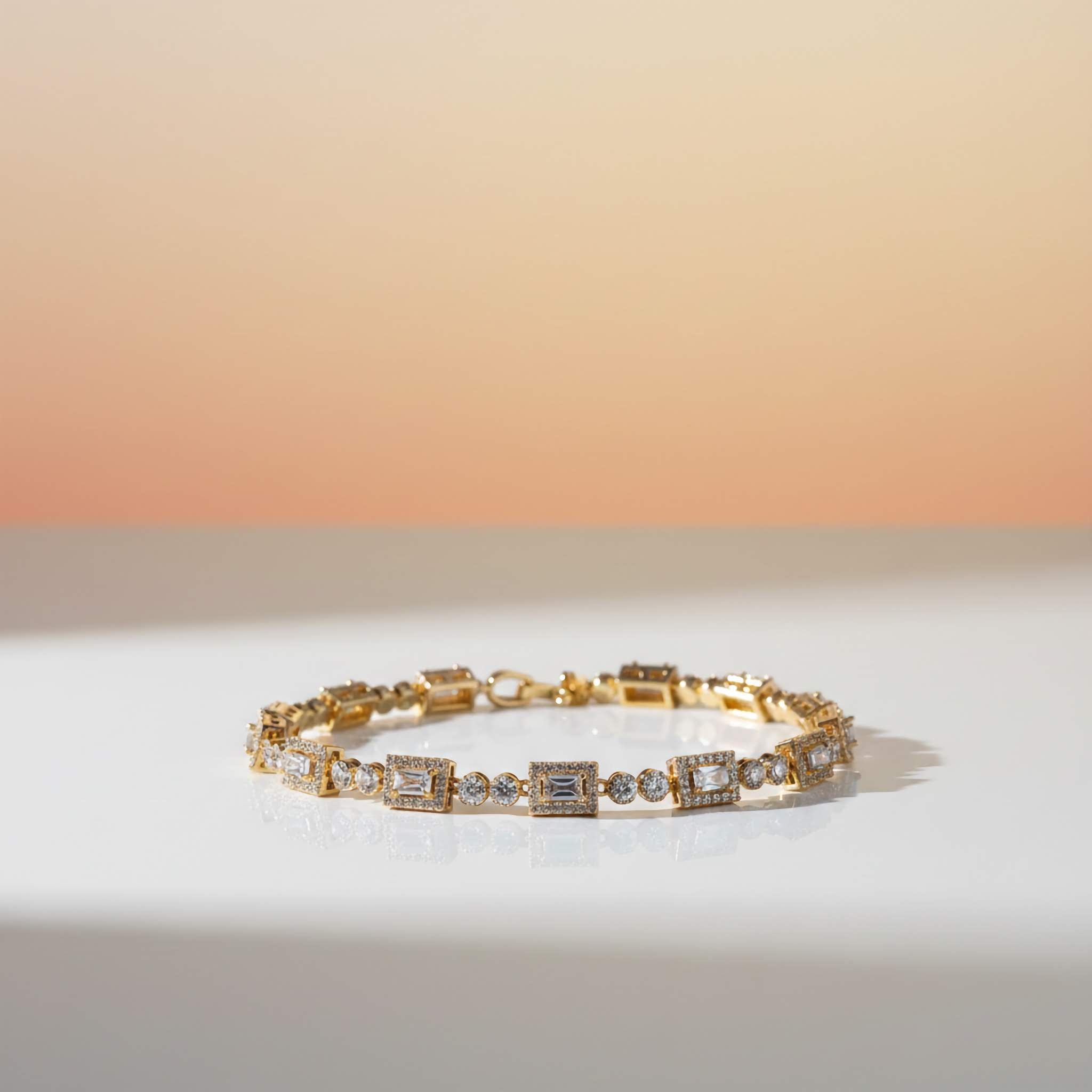 Lumina Halo Gold Bracelet