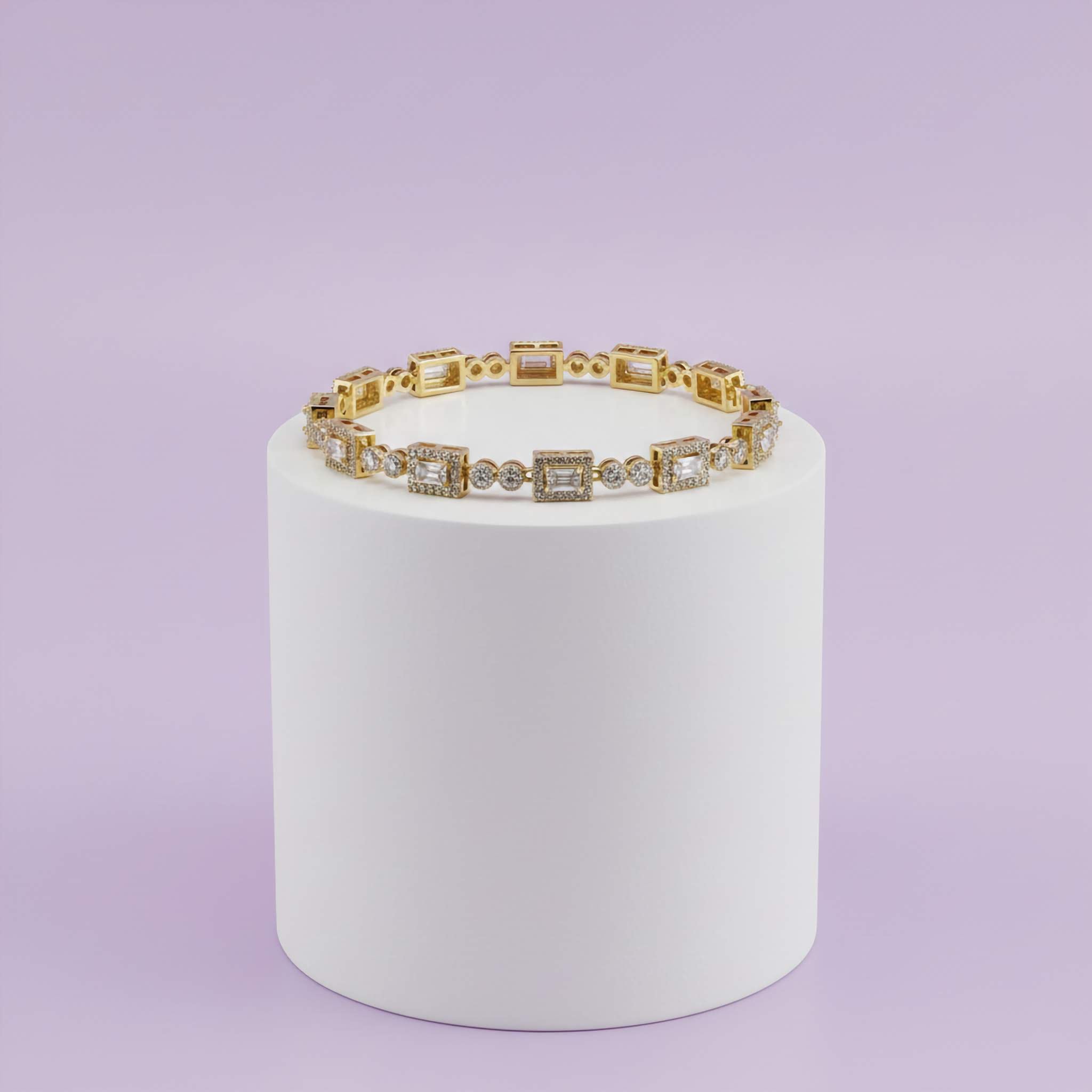 Lumina Halo Gold Bracelet