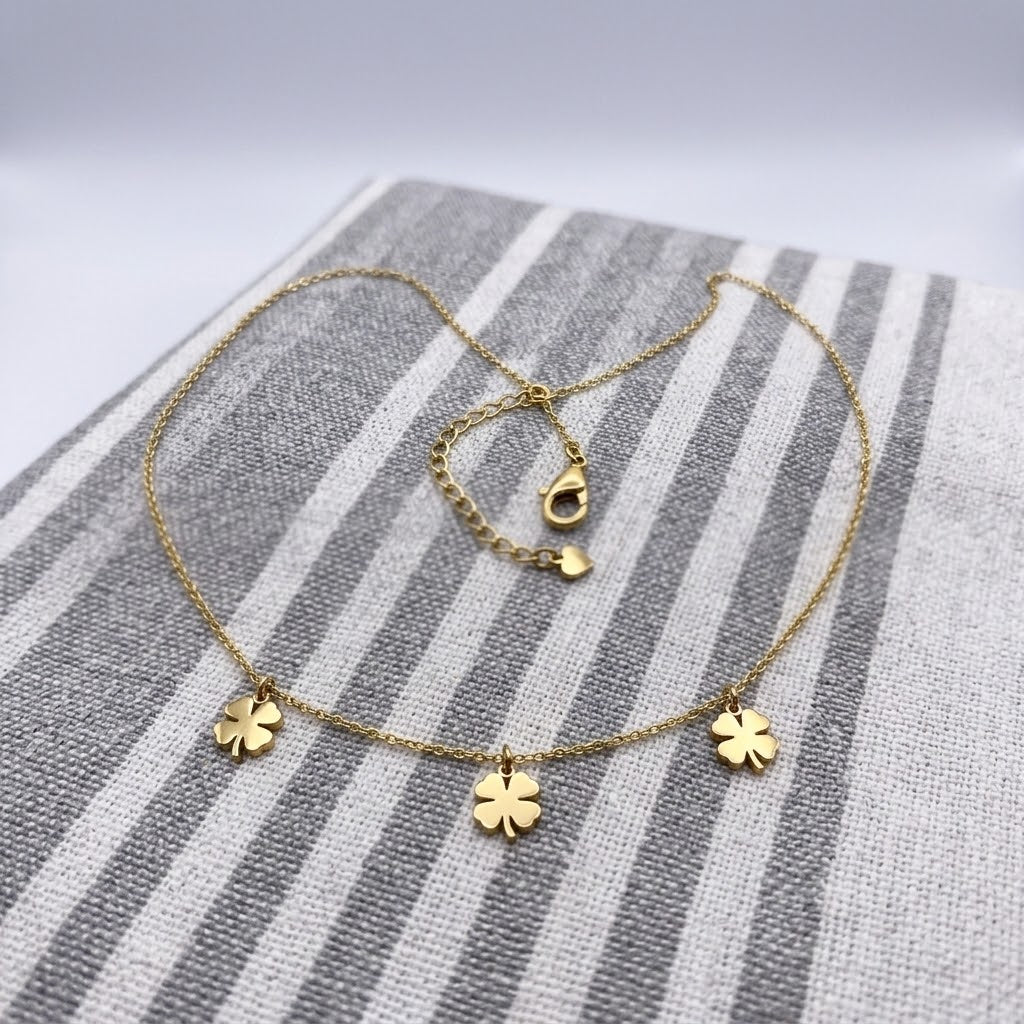 Cherry Charm Gold Necklace