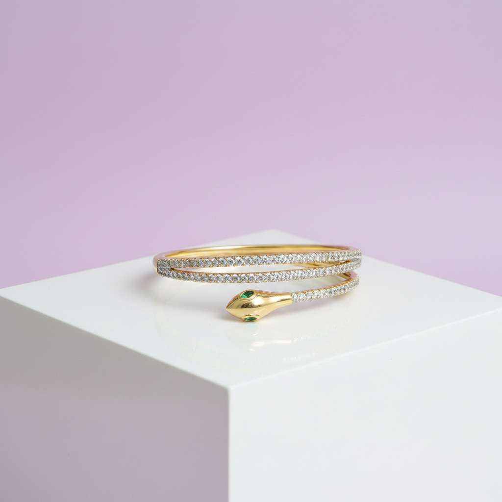 Serpentine Royale Gold Bangle