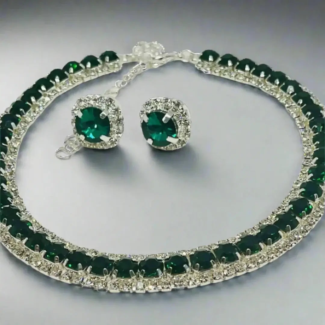 Shop crytal jewelry set online