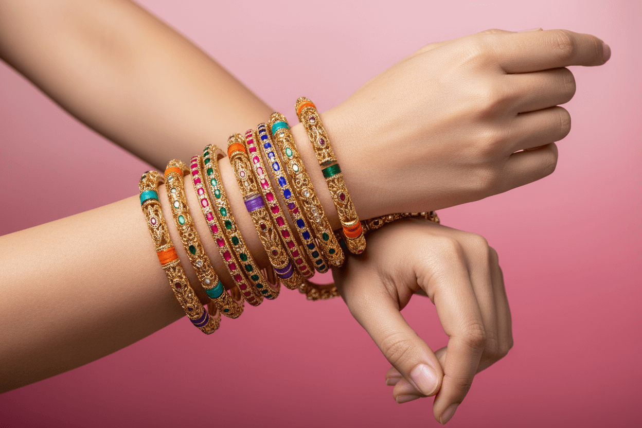 Gold Plated Bangles | Dainty Jewelry