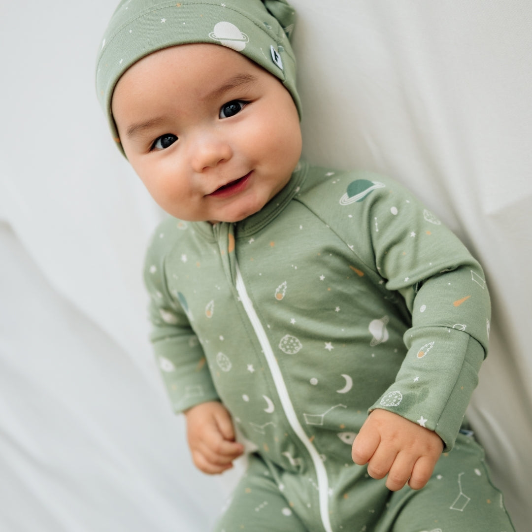 Bamboo Baby Zipper Sleeper
