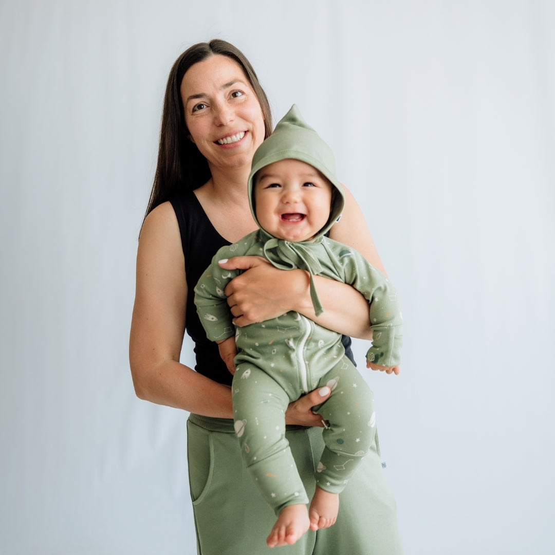 Bamboo Baby Zipper Sleeper