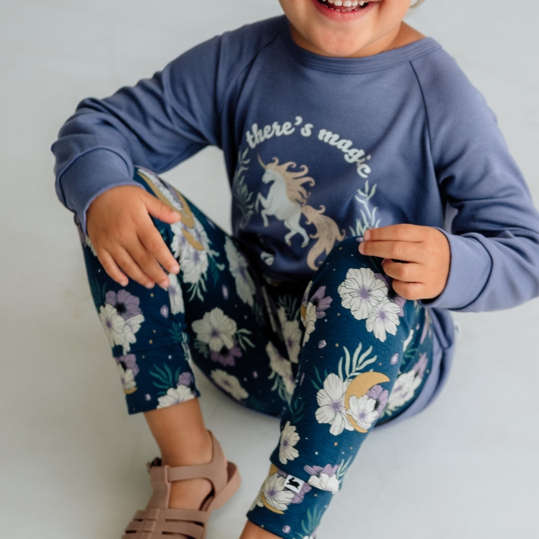 Baby/Kids Graphic Bamboo Raglan Sleeve Pullover