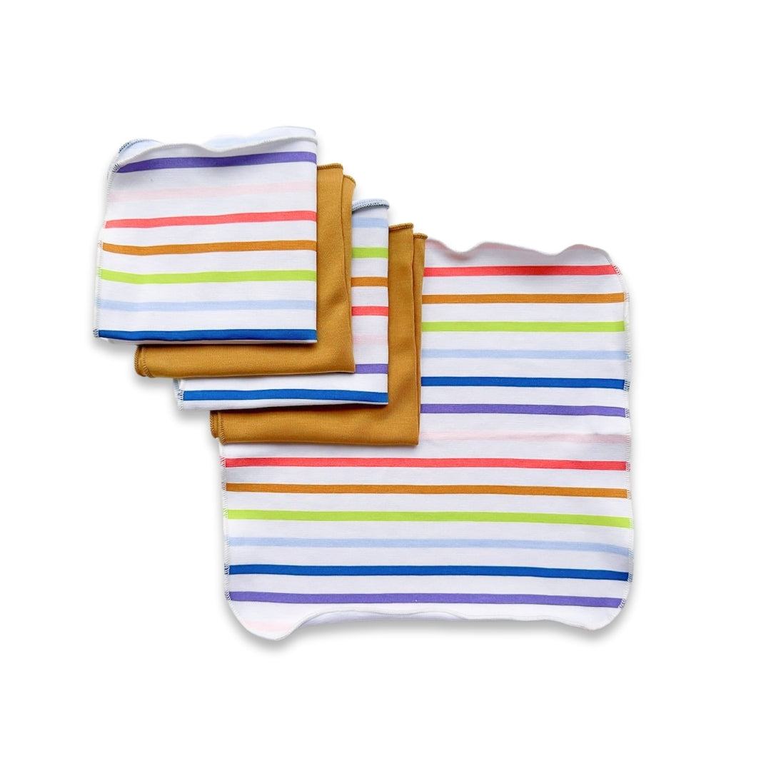 Bamboo Baby Capsule Gift Box - Rainbow Stripe & Sunflower