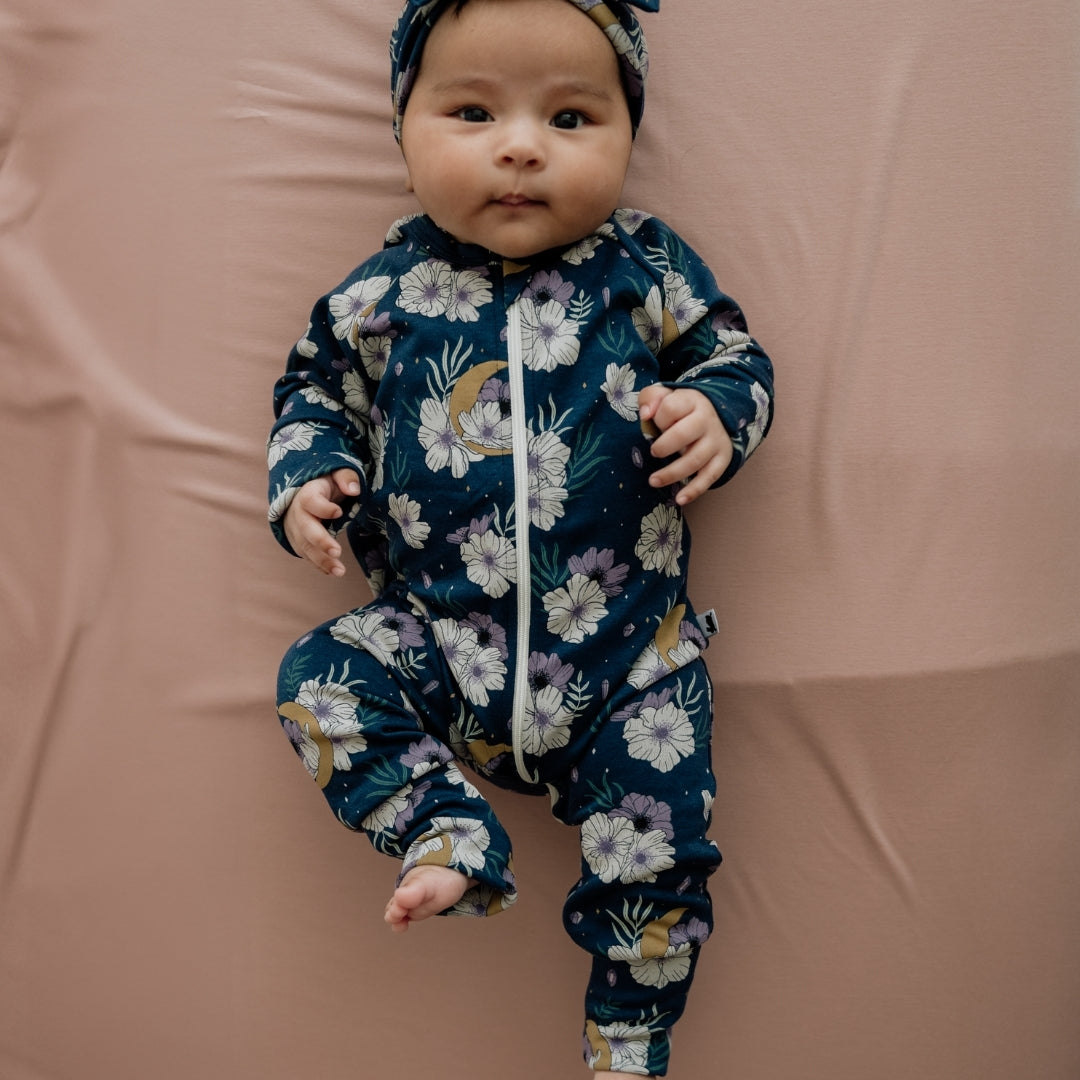 Bamboo Baby Zipper Sleeper