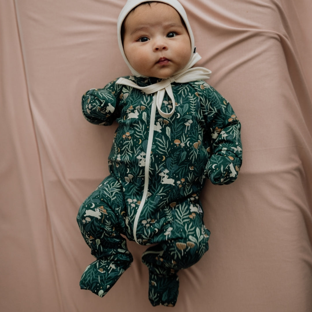 Bamboo Baby Zipper Sleeper