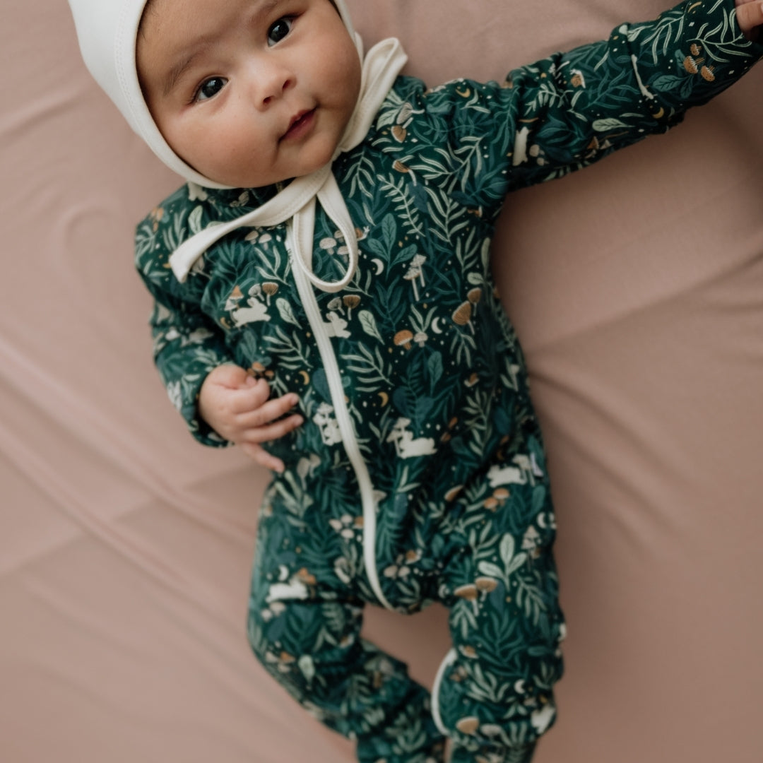 Bamboo Baby Zipper Sleeper