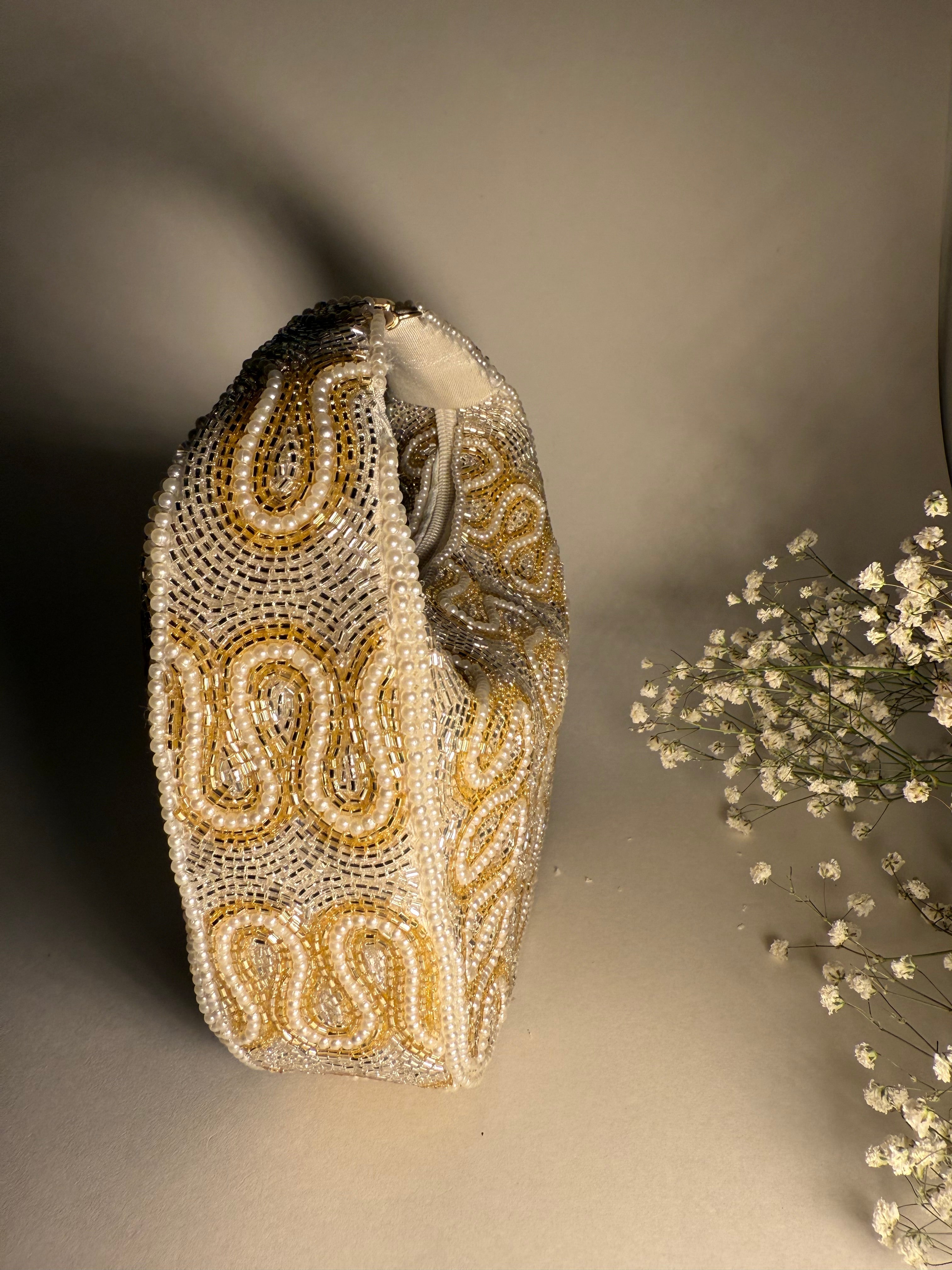 The Ivory Opulence Bag