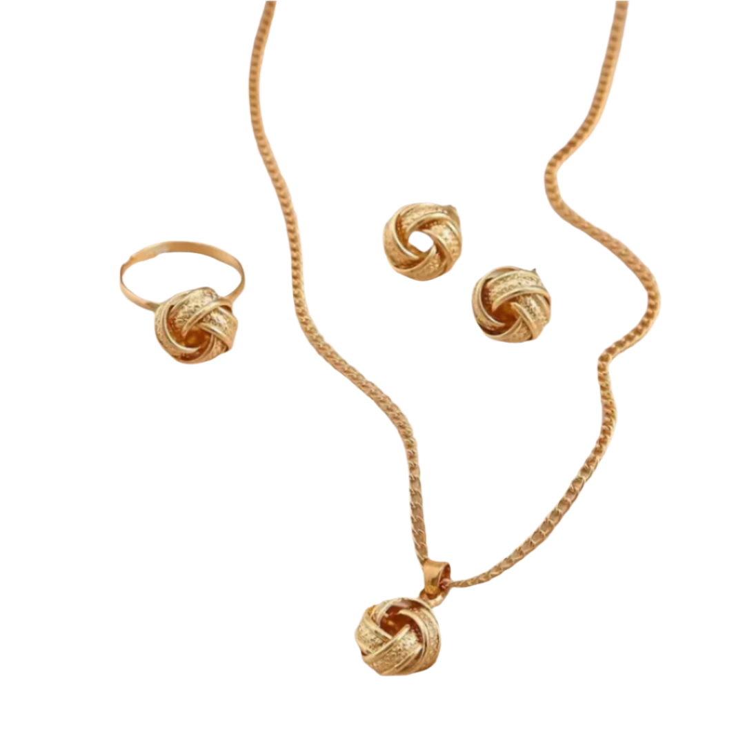 Necklace set, Earring and ring