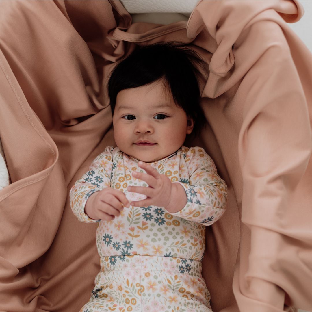 Baby Long-Sleeve Bamboo Onesie | Prints