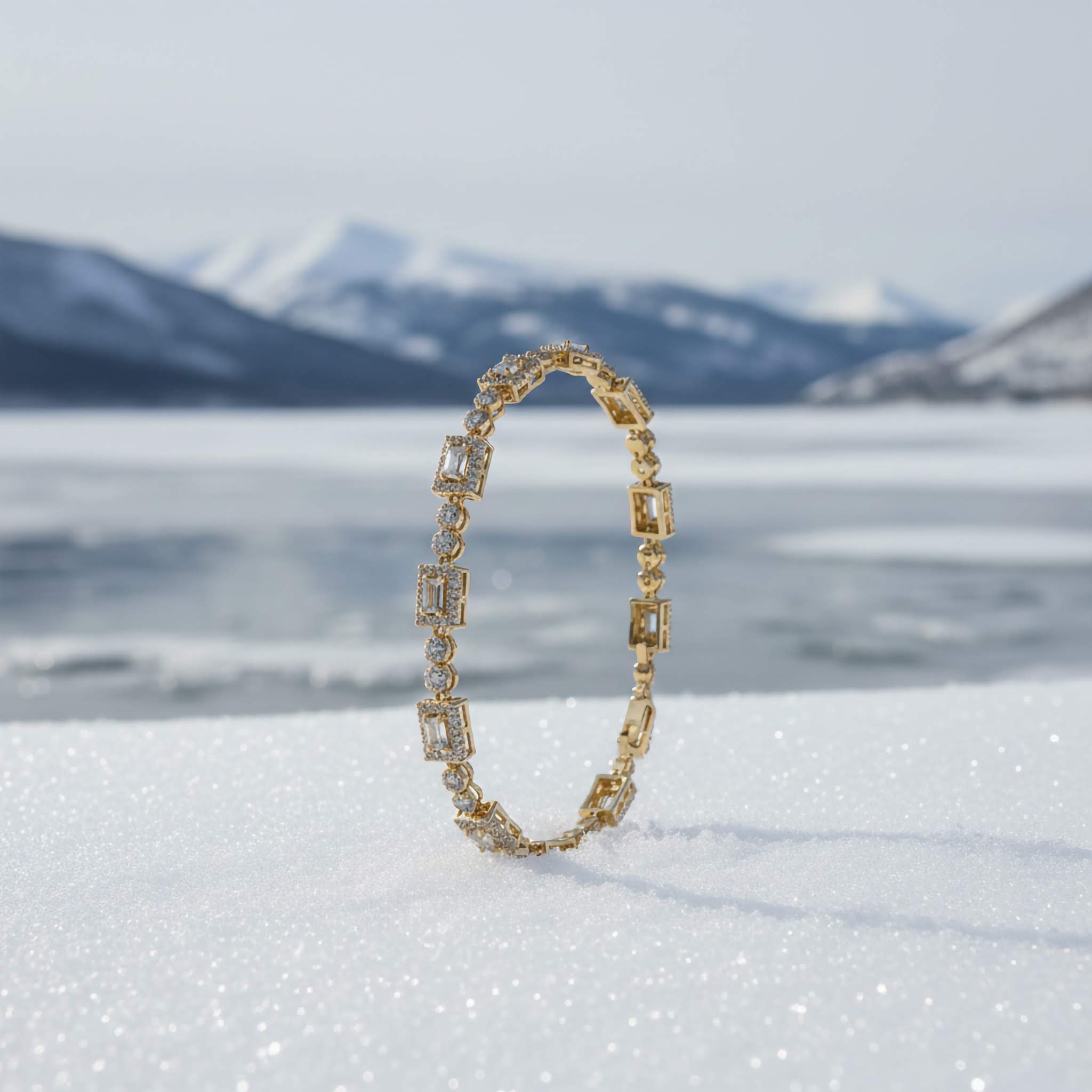 Lumina Halo Gold Bracelet