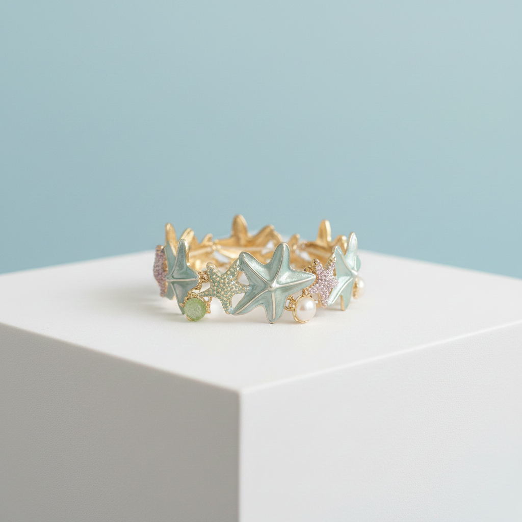 Floral Majesty Gold Bangle