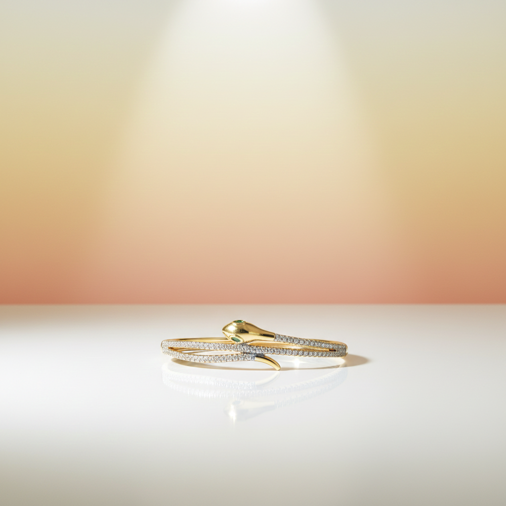 Serpentine Royale Gold Bangle