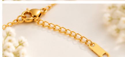LeDeSaRa 18K gold plated three butterfly dangling AD stone necklace clasp