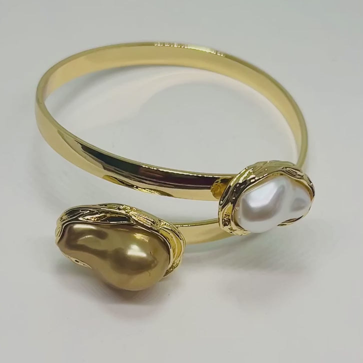 Pearl bangle bracelet video